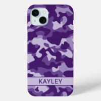 Purple Camouflage Personalised