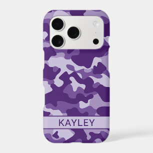Purple Camouflage Personalized