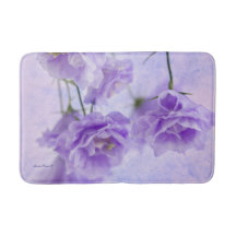 Purple Campanella Flowers Macro