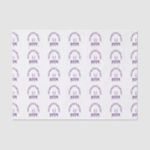 Purple Candles Tissue Paper