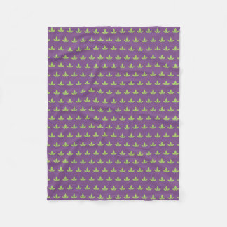 Purple Cannatopia Logo Blanket