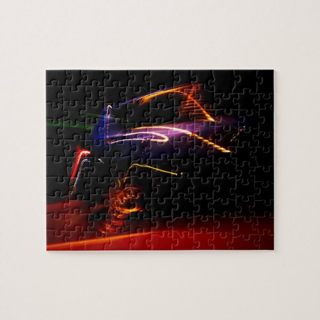 purple car dance jigsaw puzzle (Horizontal)