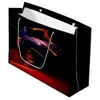 purple car dance large gift bag