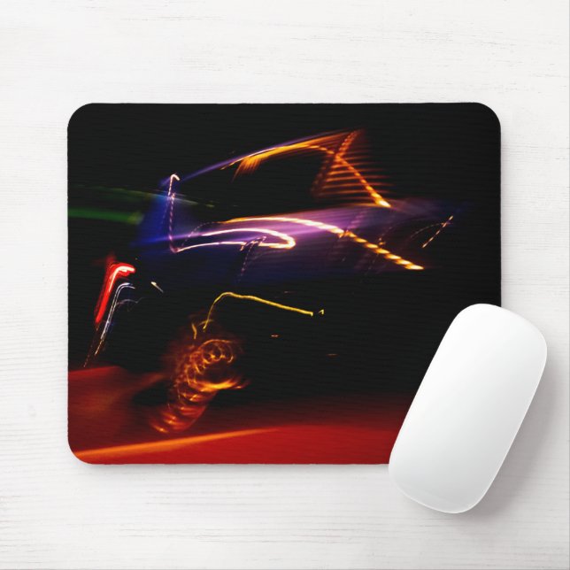 purple car dance mouse pad (With Mouse)