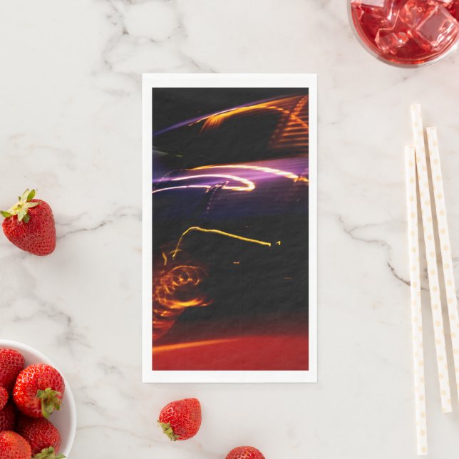 purple car dance napkin (Insitu)