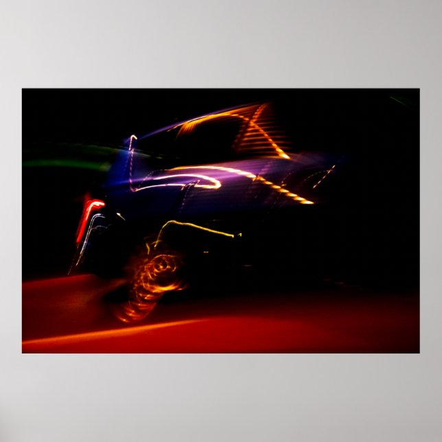 purple car dance poster (Front)