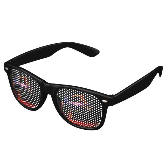 purple car dance retro sunglasses (Angled)