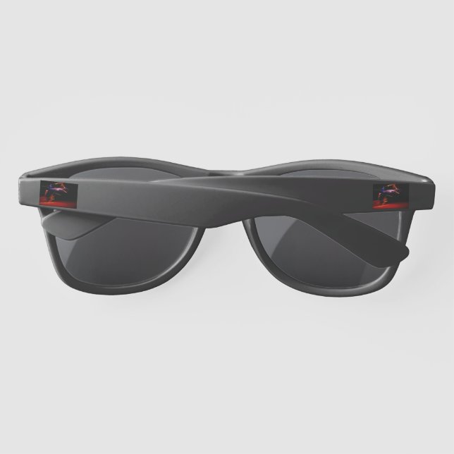 purple car dance sunglasses (Back)