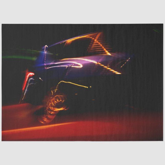 purple car dance tissue paper (Front)
