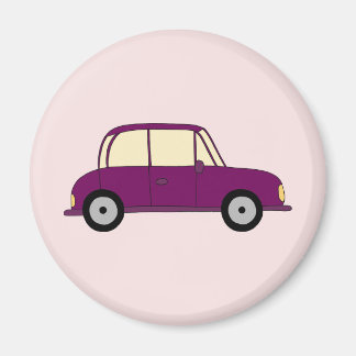 Purple Car Magnet