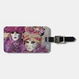 Purple Carnival costume, Venice Luggage Tag