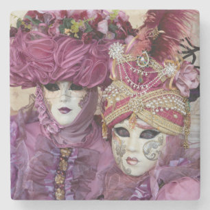 Purple Carnival costume, Venice Stone Coaster