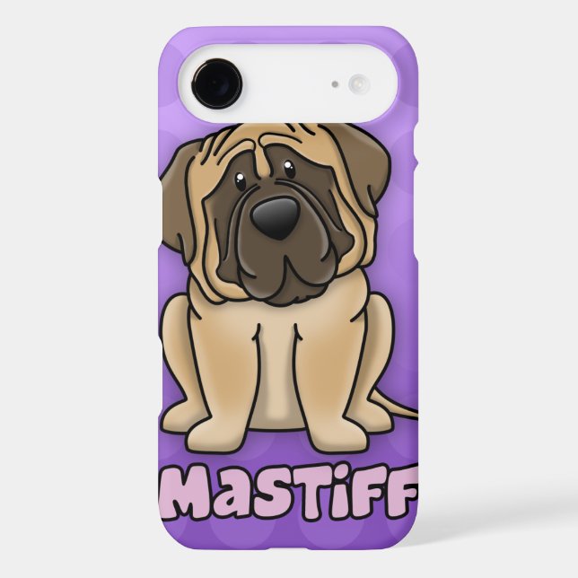 Purple Cartoon Mastiff Case-Mate Samsung Galaxy Case (Back)
