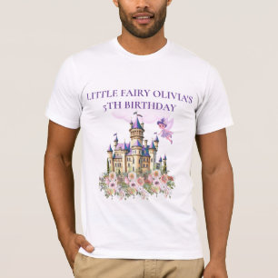 Purple Castle Fairytale Birthday Theme Guest  T-Shirt