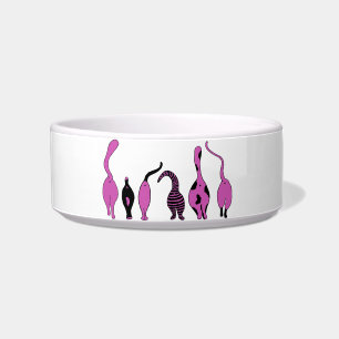 Purple Cat Butts Bowl