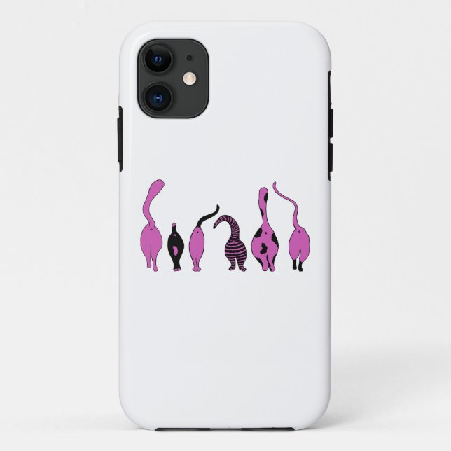 Purple Cat Butts Case-Mate iPhone Case (Back)