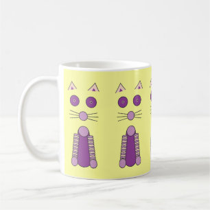 Purple CAT Coffee Mug
