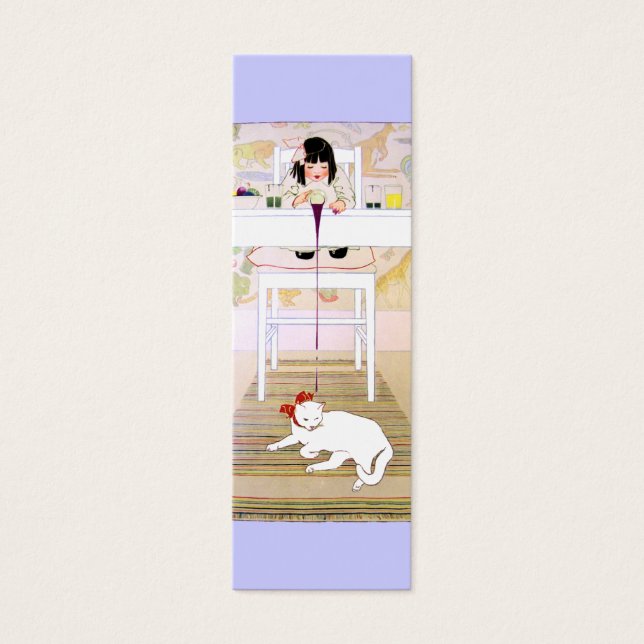 Purple Cat Gift Card/Bookmark (Front)