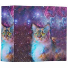 Purple cat in space