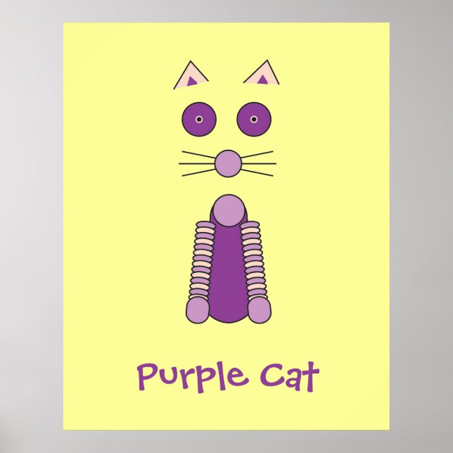 Purple CAT Poster (Front)