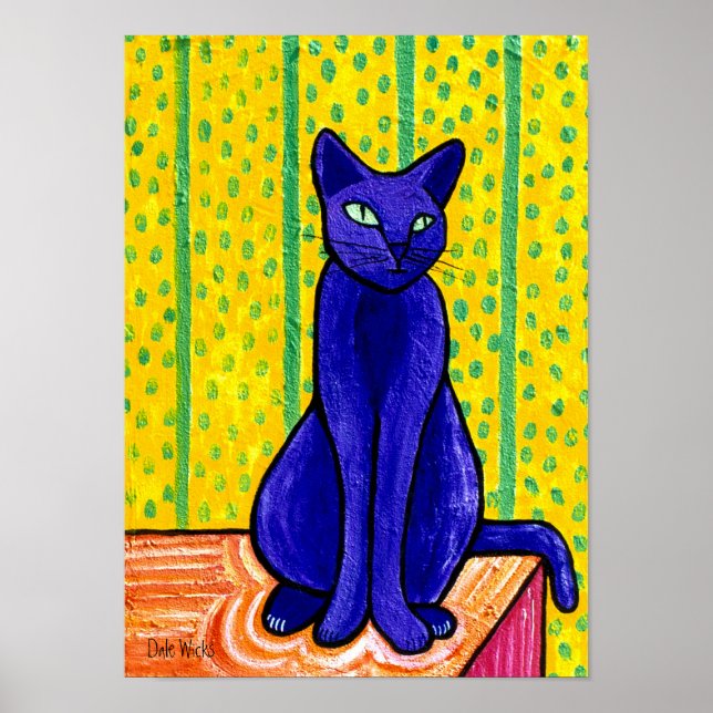 Purple Cat Poster (Front)