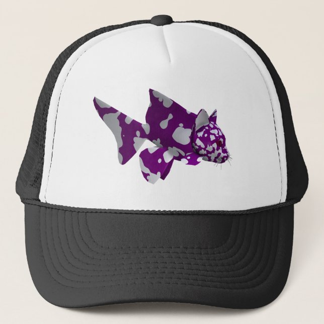 Purple Catfish Trucker Hat (Front)