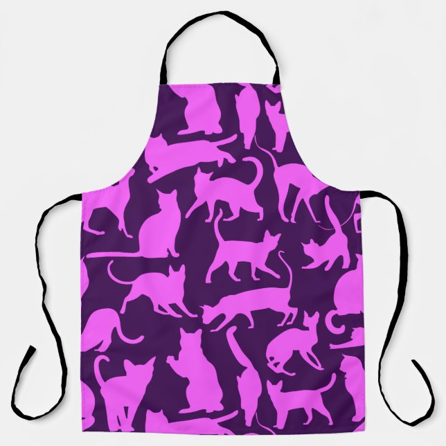 Purple Cats Apron (Front)