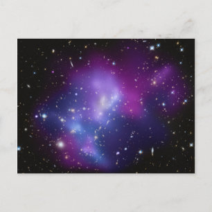 Purple Celestial Space Photo Postcard