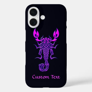 Purple Celtic Knot Scorpion iPhone 16 Case