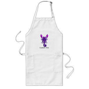 Purple Celtic Knot Scorpion Long Apron