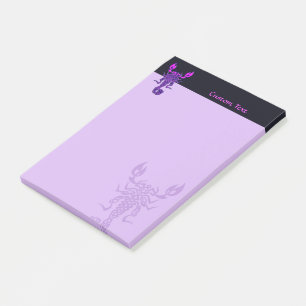 Purple Celtic Knot Scorpion Post-it Notes