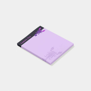 Purple Celtic Knot Scorpion Post-it Notes
