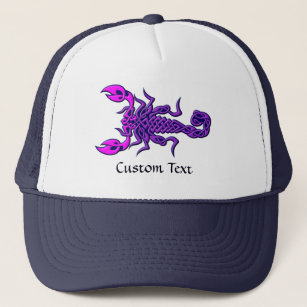 Purple Celtic Knot Scorpion Trucker Hat