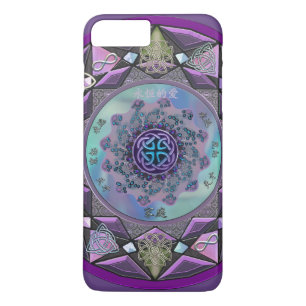 Purple Celtic Mandala Mystical iPhone 7 Plus Case