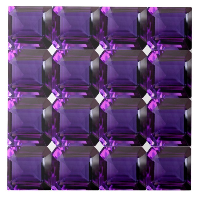 Purple Ceramic Tile (Front)