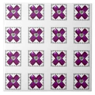 Purple Ceramic Tile