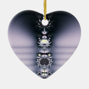 Purple Chain Ceramic Ornament