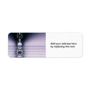 Purple Chain Return Address Label