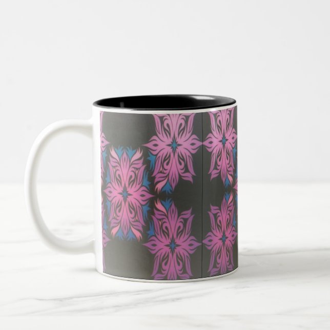 Purple Chains 15 oz. Two-Tone Mug (Left)