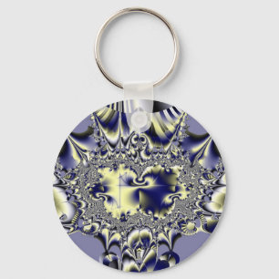 Purple Chaos Key Ring