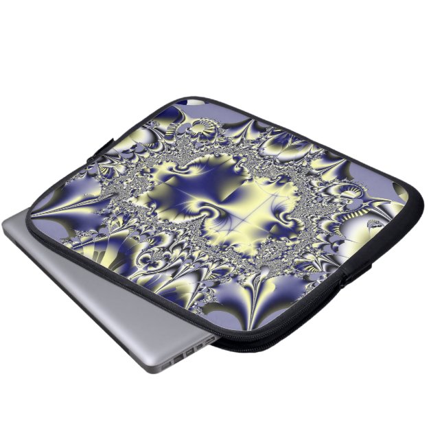 Purple Chaos Laptop Sleeve (Front Bottom)