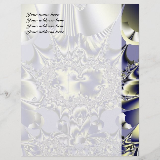 Purple Chaos Personalised Letterhead (Front)