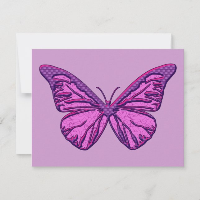 Purple Check Butterfly (Front)