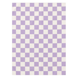Purple Check, Chequerboard Pattern, Chequered Tablecloth