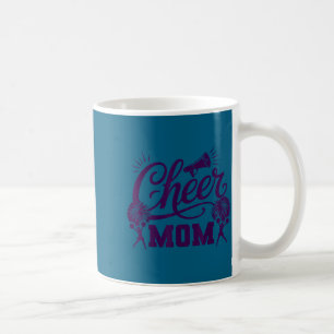 Purple cheer mom tee for men women vintage coffee mug