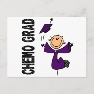 Purple CHEMO GRAD 1 (Pancreatic Cancer) Postcard