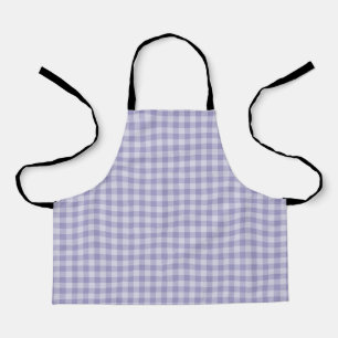 Purple Chequerboard Pattern Apron
