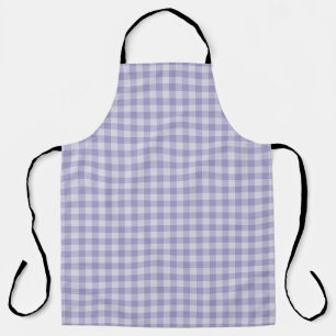 Purple Chequerboard Pattern Apron