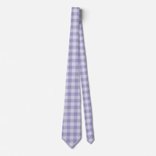 Purple Chequerboard Pattern Tie