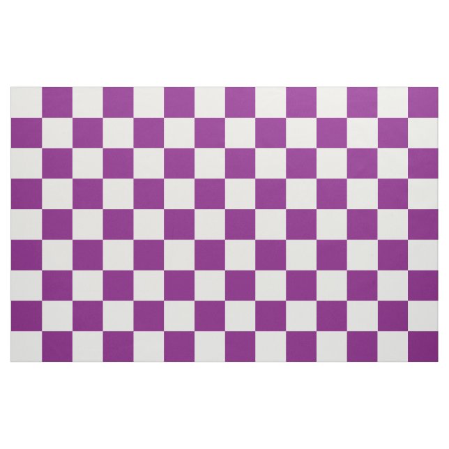Purple Chequered Fabric (Fat Quarter)
